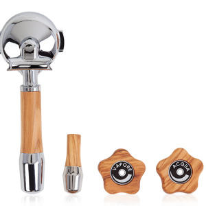 ECM Manufacture Olive Wood Rotary Handle Set - 89495